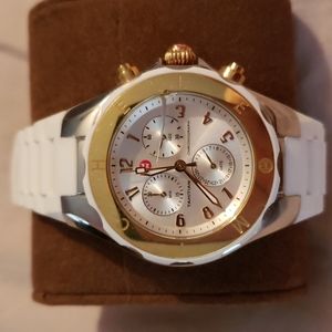 Michele Watch White Jellybean Chronograph